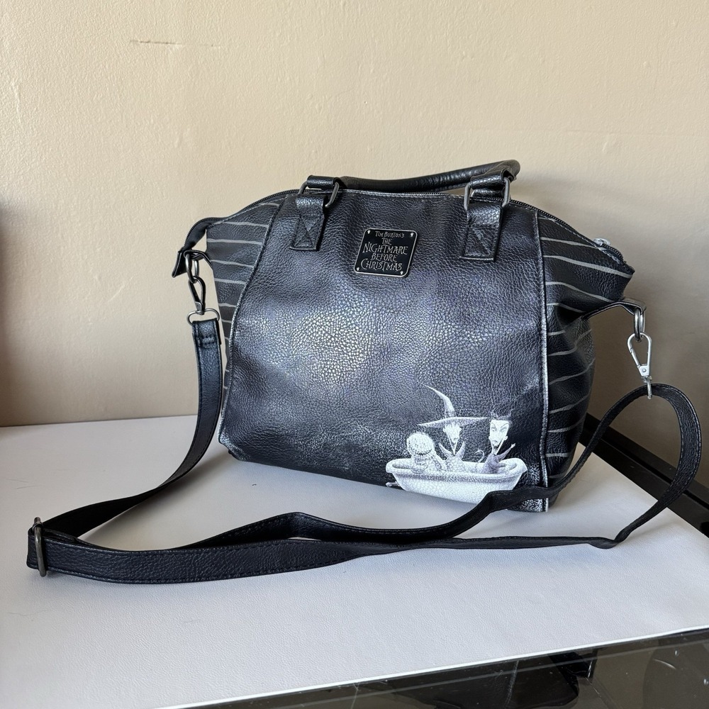 Loungefly Disney Nightmare Before Christmas Jack Satchel Bag Halloween Holiday - Picture 3 of 9